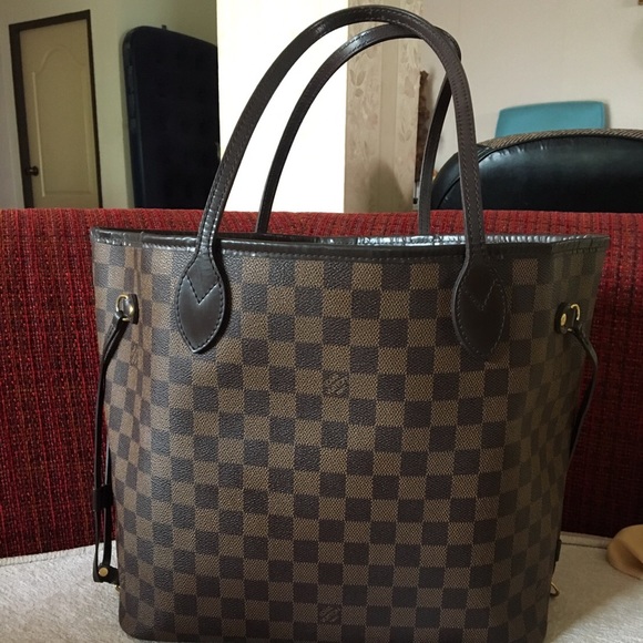 Authentic preowned lv Neverfull MM DE - Picture 1 of 8